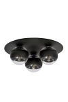 Lampa sufitowa SOLAR 3 BLACK/STRIPE - Emibig