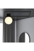Lampa sufitowa IMAGO 1A BLACK/OPAL