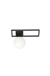 Lampa sufitowa IMAGO 1D BLACK/OPAL - Emibig