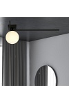 Lampa sufitowa IMAGO 1F BLACK/OPAL - Emibig