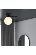 Lampa sufitowa IMAGO 1G BLACK/OPAL