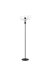 Lampa podłogowa NOVA LP3 BLACK/OPAL - Emibig