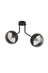 Lampa sufitowa NOVA 2 BLACK/STRIPE - Emibig