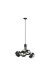 Lampa wisząca NOVA 4 BLACK/STRIPE - Emibig