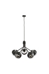 Lampa wisząca NOVA 5 BLACK/STRIPE - Emibig