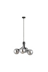 Lampa wisząca NOVA 4 BLACK/GRAFIT - Emibig