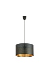 Lampa wisząca ASTON 1 BLACK/GOLD - Emibig