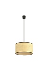 Lampa wisząca ASTON 1 RATTAN - Emibig