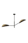 Lampa sufitowa VENE 2 BLACK/GOLD - Emibig