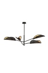 Lampa sufitowa VENE 4 BLACK/GOLD - Emibig