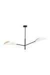 Lampa sufitowa VENE 2 WHITE/GOLD - Emibig