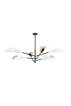 Lampa sufitowa VENE 6 WHITE/GOLD - Emibig