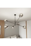 Lampa sufitowa LINEAR 6 BLACK/GRAFIT - Emibig