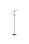 Lampa podłogowa LINEAR LP2 BLACK/OPAL - Emibig