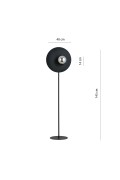 Lampa podłogowa OSLO LP BLACK/GRAFIT