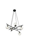 Lampa wisząca ESSA 5 TRANSPARENT - Emibig