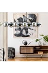 Lampa wisząca RORY 8 GRAFIT - Emibig
