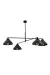 Lampa sufitowa MAVERICK 4 BLACK - Emibig