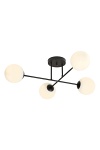 Lampa sufitowa ROMA 4 BL OPAL - Emibig