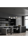 Lampa wisząca GRAVITY 6 BL GRAFIT - Emibig