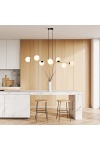 Lampa wisząca GRAVITY 8 BL OPAL - Emibig