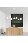 Lampa wisząca GRAVITY 8 WH GOLD - Emibig