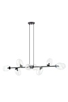Lampa sufitowa PANDORA 8 BL TRANSPARENT - Emibig