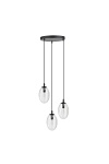 Lampa sufitowa ASTRAL 3 BL PREMIUM TRANSPARENT - Emibig