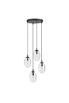 Lampa sufitowa ASTRAL 4 BL PREMIUM TRANSPARENT - Emibig