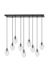 Lampa sufitowa ASTRAL 9 BL TRANSPARENT - Emibig