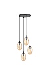 Lampa sufitowa ASTRAL 4 BL PREMIUM MIODOWY - Emibig