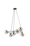Lampa wisząca AZURA 6 BL GRAFIT - Emibig