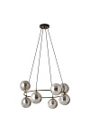Lampa wisząca AZURA 8 BL GRAFIT - Emibig