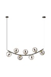 Lampa wisząca RITZ 7 BL GRAFIT - Emibig