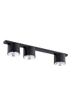 Lampa sufitowa NANO 3 BLACK - Emibig