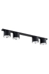 Lampa sufitowa NANO 4 BLACK - Emibig