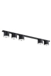 Lampa sufitowa NANO 5 BLACK - Emibig