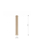 Lampa sufitowa TECNO 1L MOKKA - Emibig