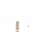 Lampa sufitowa TECNO 1S MOKKA - Emibig