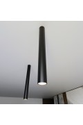 Lampa sufitowa TECNO 1XL BLACK oprawa oświetleniowa