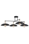 Lampa sufitowa SPIRIT 4 BLACK - Emibig