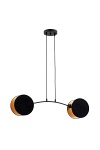 Lampa wisząca MOTIF 2 BLACK/GOLD - Emibig