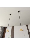 Lampa wisząca ELIT 1 BL GOLD - Emibig