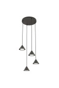 Lampa wisząca ELIT 4 PREMIUM BLACK