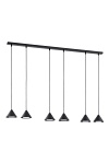 Lampa wisząca ELIT 6 BLACK - Emibig