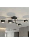 Lampa sufitowa HALO 4 BLACK - Emibig