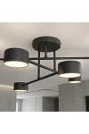 Lampa sufitowa HALO 6 BLACK - Emibig