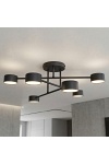 Lampa sufitowa HALO 6 BLACK - Emibig