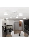 Lampa sufitowa HALO 6 WHITE - Emibig