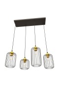 Lampa wisząca VANDER 4 BL GOLD